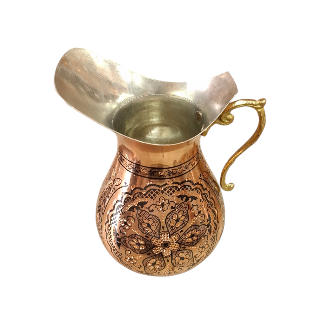 پارچ مسی الماس تراش