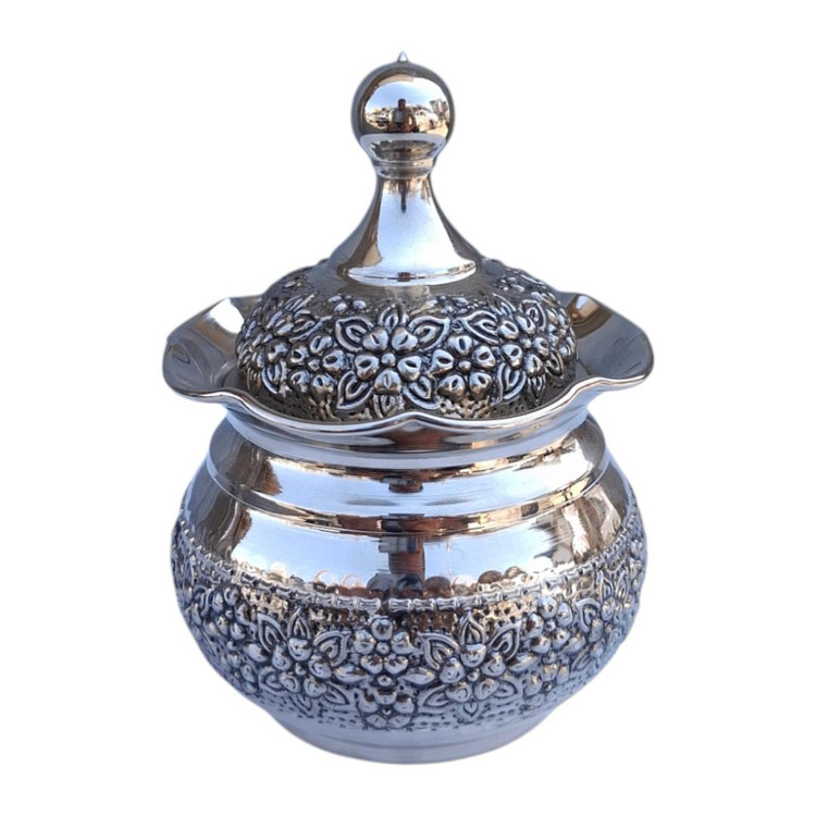 قندان مسی با روکش کروم