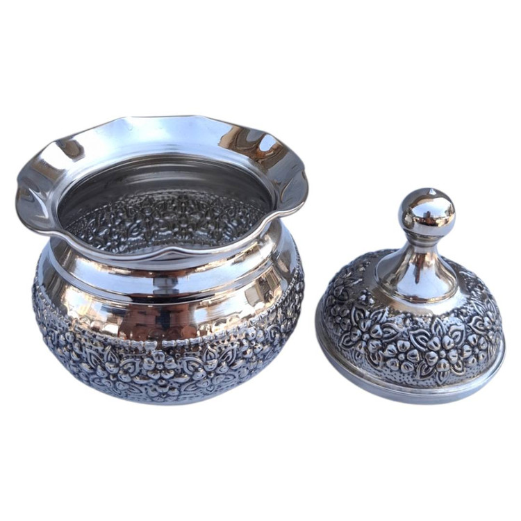 قندان مسی سفید