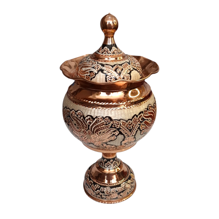 شکلات خوری مسی تک پایه