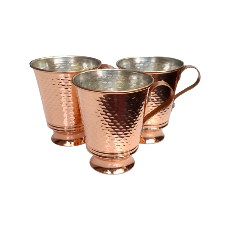 لیوان مسی چکشی