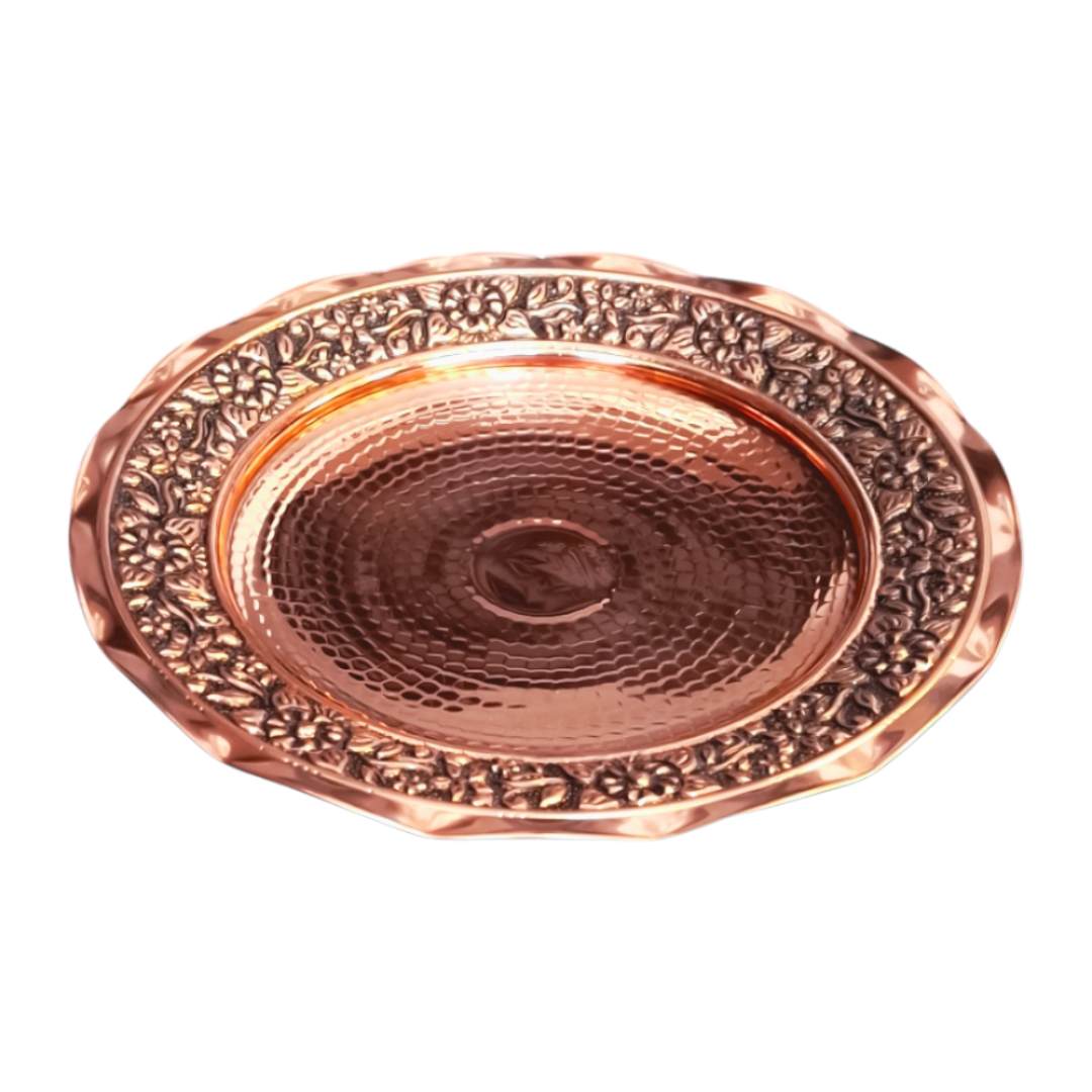 پیش دستی مسی گلبرگ