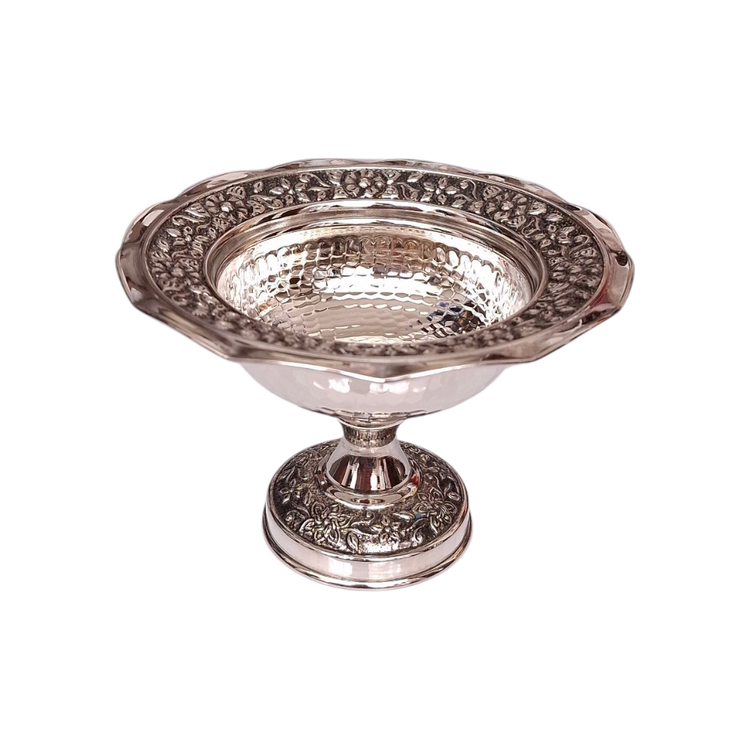 بستنی خوری مسی با روکش کروم