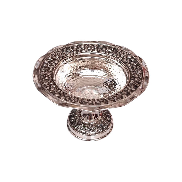 پیاله مسی گلبرگ با روکش کروم