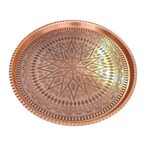 سینی گرد مسی