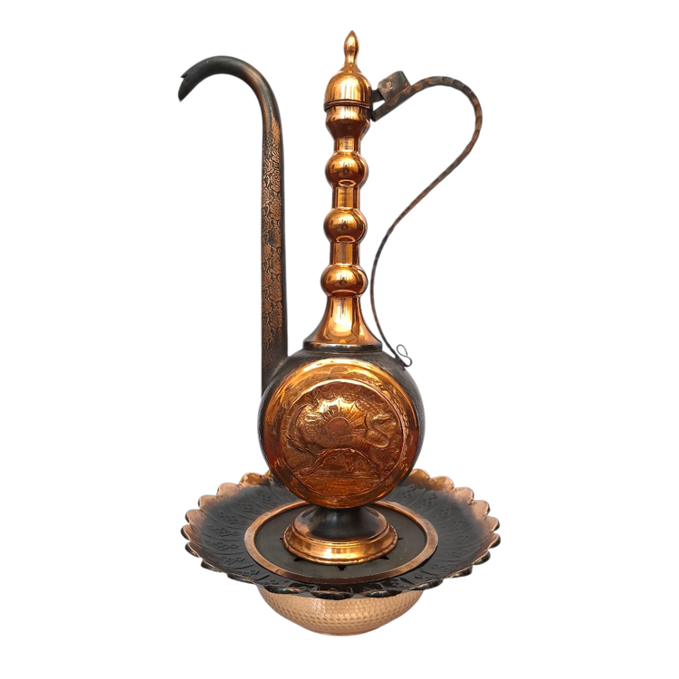 آفتابه و لگن مسی