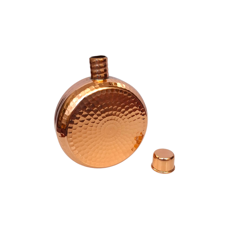 قمقمه مسی دایره ای